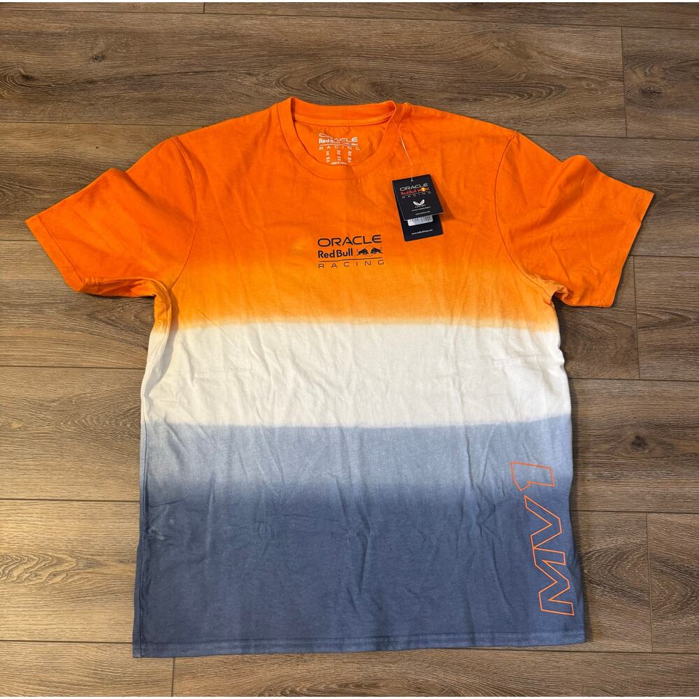 NWT Oracle Red Bull Max Verstappen MV F1 Formula One Tee. Unisex Size 2XL.